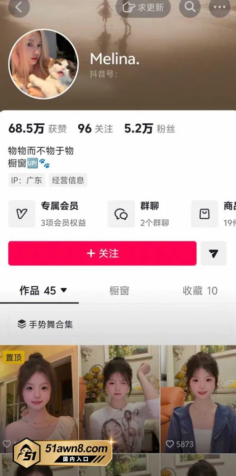网红46 甜妹女网红 Melina 知三当三 明 网红46