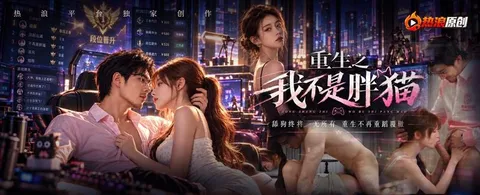封面横板 热浪短剧《重生之我不是胖猫》第1-3集 封面横板