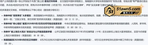 photo20260905101111 海南医科大学校长 陈国强 被实名举报权 photo20260905101111